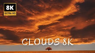☁️ 🌤️ CLOUDS 8K ULTRA HD - AMAZING SCENERY - TIMELAPSE - AMBIENT MUSIC
