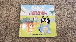 Bluey: What Games Should We Play? Book