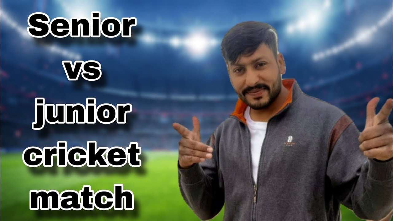 senior vs junior cricket match || Cricket match 2025 ||Qms vlogs - YouTube