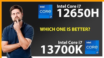 INTEL Core i7 12650H vs INTEL Core i7 13700K Technical Comparison