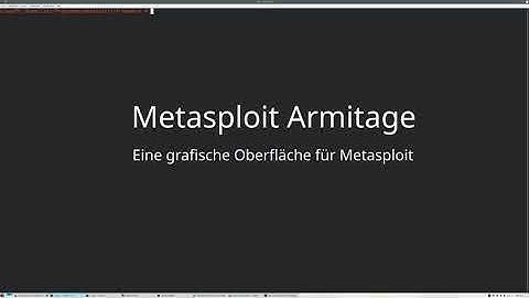 Metasploit Armitage installieren