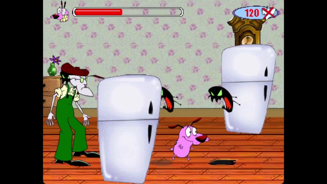 Nostalgia! - Courage the cowardly dog: Hallway of horrors (shockwave game)