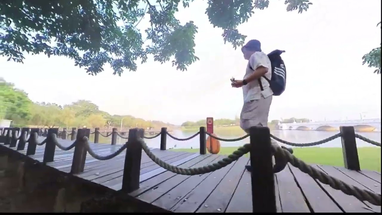 TAINAN CITY, TAIWAN sidetrip -  Stroll on the grounds of Tainan Metrolipolitan Park/Chimei Museum.