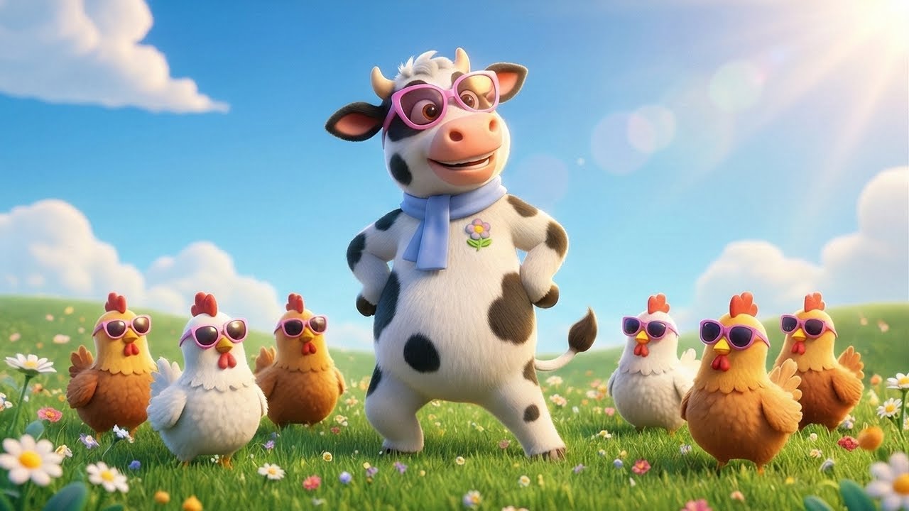 Krowa Klara - KRÓLOWA DISCO! 🐮  Piosenki dla Dzieci | Pioseneczki