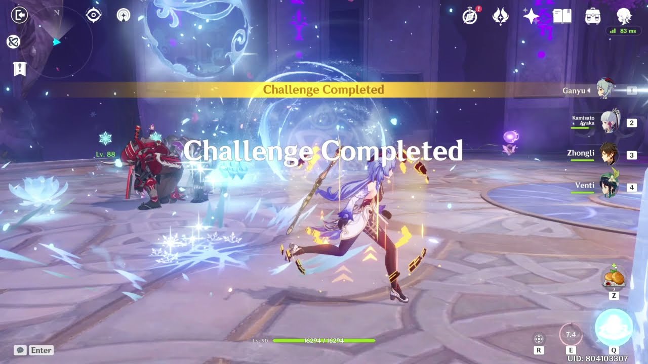 Ayaka - Violet Court Test