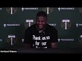 "I feel very emotional right now" | Dairon Asprilla addresses the media after win over Minnesota