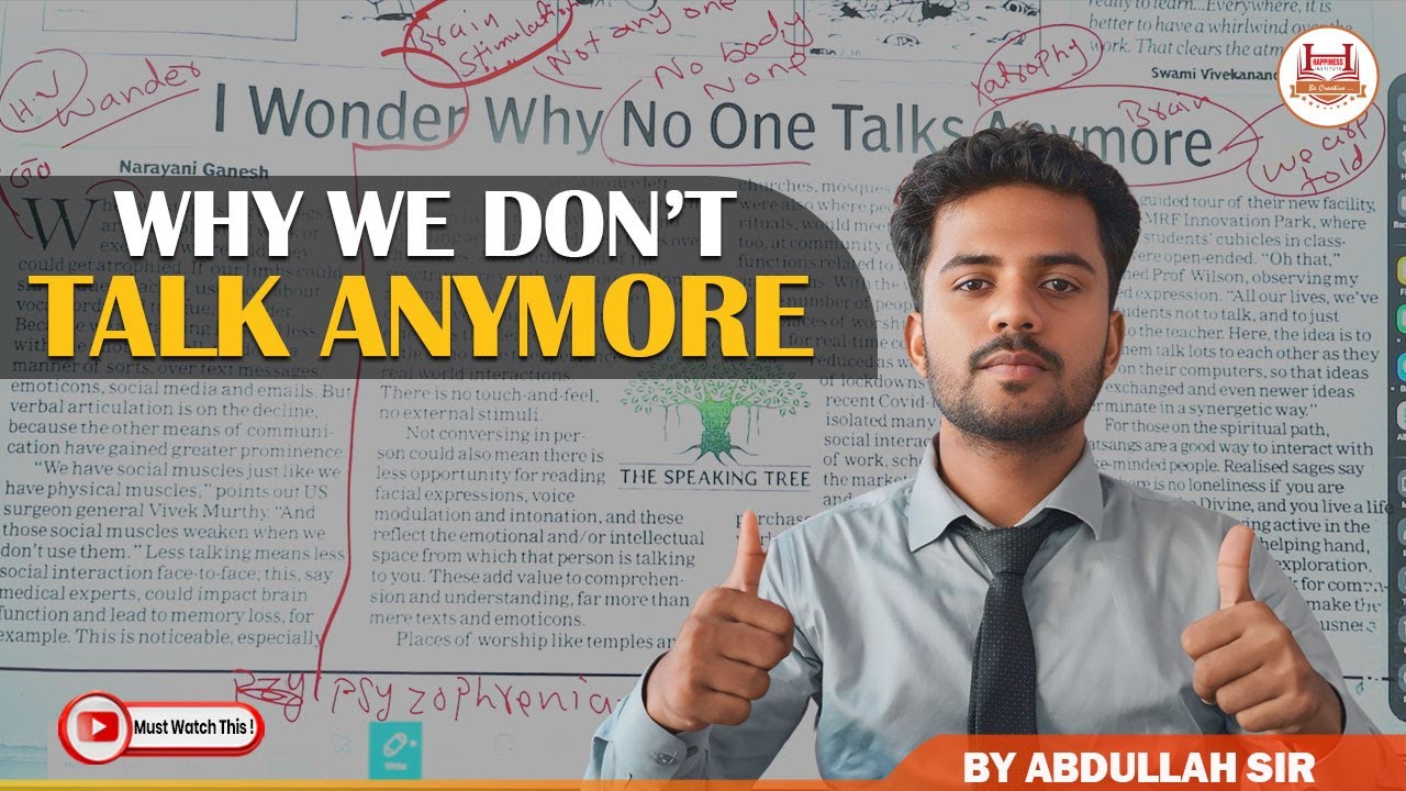Why We Don’t Talk Anymore| The impact of communication  | personality development in Delhi