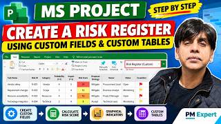 Microsoft Project Tutorial — Custom Fields and Custom Tables | Complete Guide