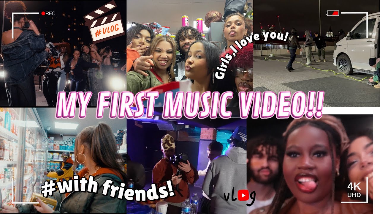 I FILMED MY FIRST MUSIC VIDEO (VLOG) - YouTube