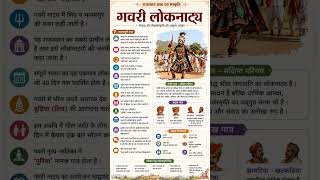 गवरी लोकनाट्य | Rajasthan Art & Culture Notes | RPSC, RSSB, REET, Patwar, CET & Rajasthan Exams 2026