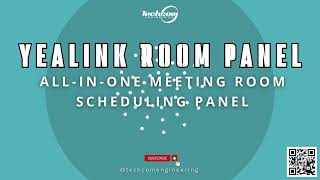 Yealink Room Panel (All-in-One Meeting Room Scheduling Panel) | Techcom Engineering Pte. Ltd