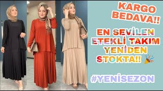 Etekli Takımlar - Tesettür Giyim Rusemoda