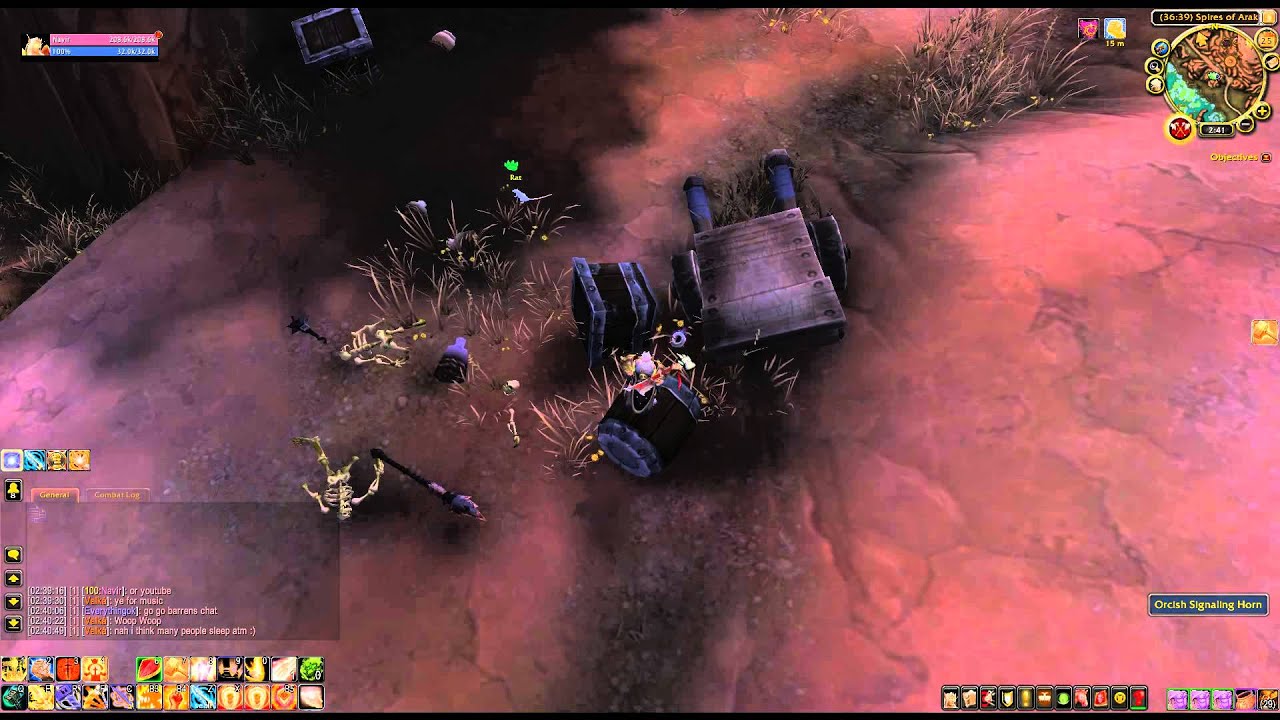 Where is Orcish Signaling Horn Treasure in Spires of Arak