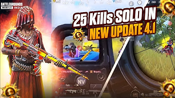 25 KILLS SOLO IN NEW UPDATE | SAGAR VS CONQUEROR LOBBY 1V4 AGAINST PRO ENEMIES #bgmi #bixiop