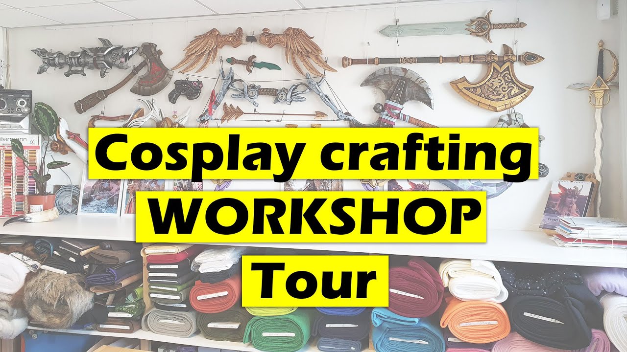 Workshop tour - Take a look around in Pretzl Cosplay's crafting heaven!
