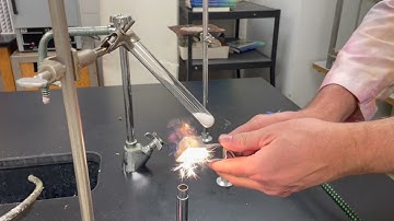 Decomposition of potassium chlorate and combustion of sugar demo