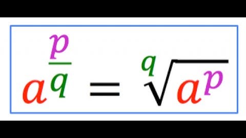 Rational Exponents and Radicals - Module 3.2 (Part 1)