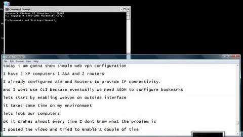 GNS3 Topology - ASA Clientles SSL VPN Configuration PART 1 of 2.mp4