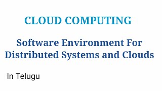 Celebrity Software Environment For Distributed Systems and Clouds || Cloud computing L-4|| Telugu Net Worth