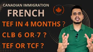 TEF Canada in 4 months?? CLB 6 or CLB 7?? Tips to crack TEF I Learn le français I ISHAN MALHI