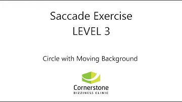 Vestibular & Concussion Exercise - Saccade Level 03