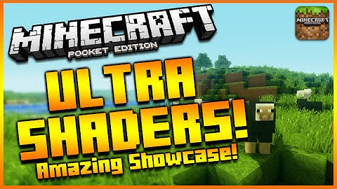 Minecraft Pocket Edition - THE ULTRA SHADERS MOD - Shaders On Minecraft Pocket Edition MCPE