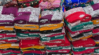 Price sunke shock ho jaoge 😱 Surat wholsale saree market | Surat saree market | Lot saree wholesale