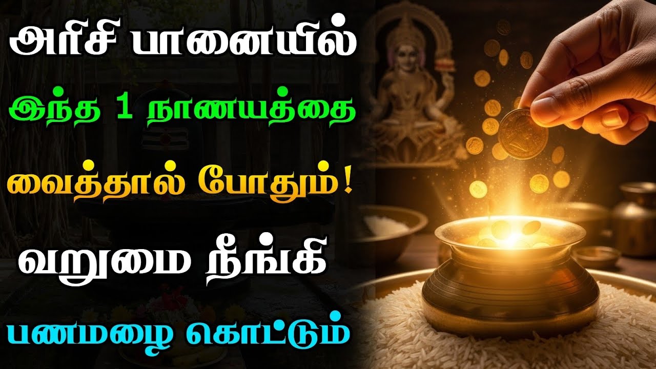 அரிசி பானையில் இந்த 1 நாணயத்தை போட்டு பாருங்க!🪙 வறுமை நீங்கி பணமழை கொட்டும்!💸🤑 | Money Secret Tips