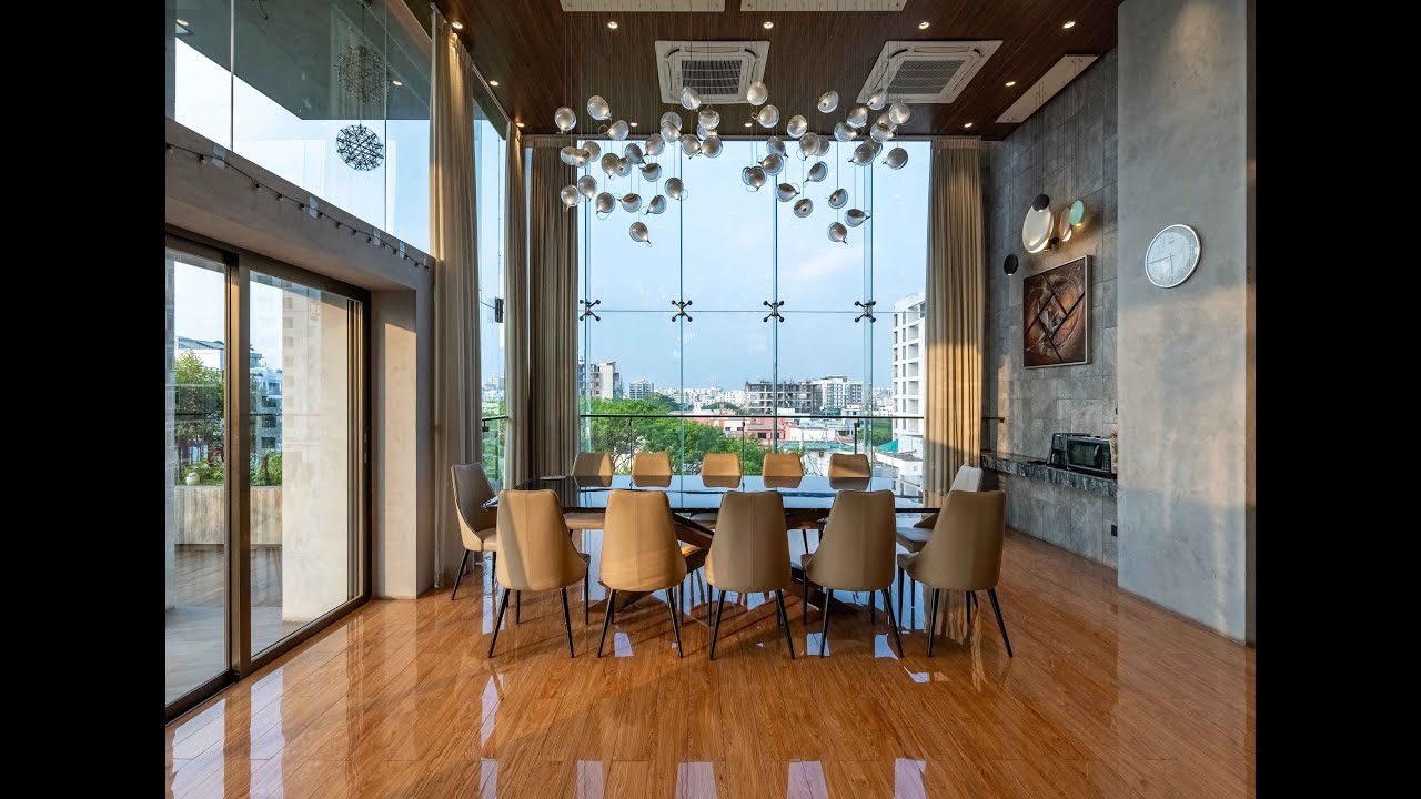 Nimah Penthouse at Dhanmondi (8th Floor Dining Space Architecture and interior Design By Compass )