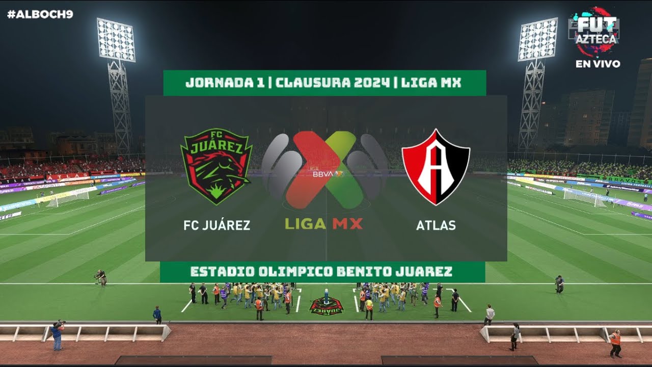 Juárez vs Atlas | Clausura 2024 | Liga MX Jornada 1 | FIFA SIMULACION ...