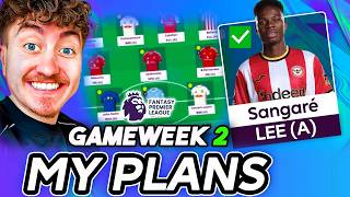 IS SANGARÉ ESSENTIAL! 👀 MY GW2 TRANSFER PLANS! 🔥 | Fantasy Premier League 2026/27