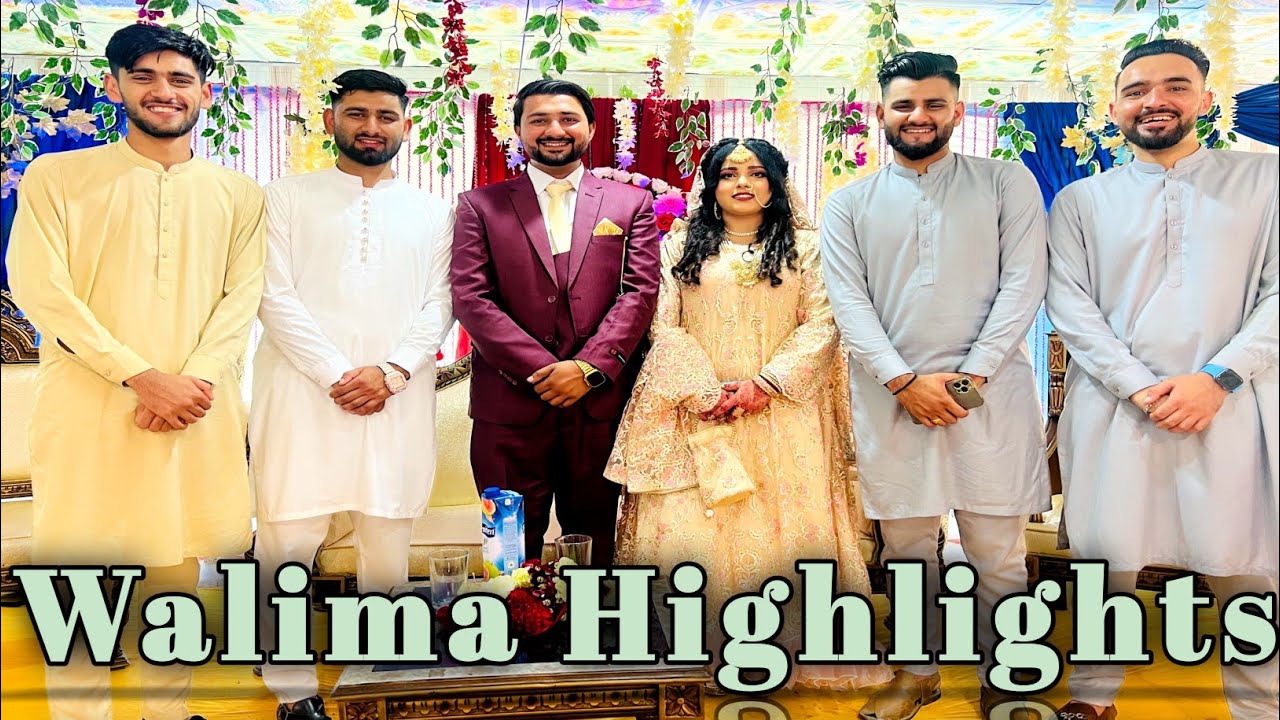 Walima Highlights || Pakistani wedding|| HAJRA&Zain || 2023 