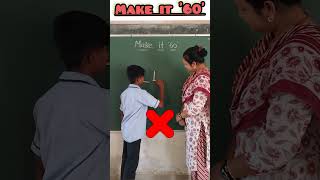 Make it 60/Brain Test/innovative ideas #education #school #students #short #youtubeshorts #maths