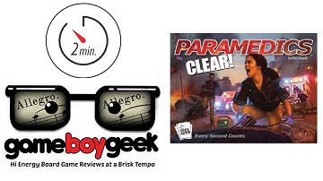 Paramedics Clear (Allegro 2-min) Review with the Game Boy Geek