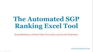 Automated SGP Rankings Tool screenshot 3