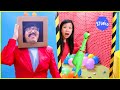 Mommy and Daddy in Box Fort Maze Challenge!!!