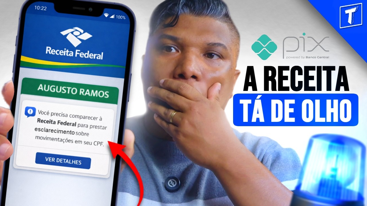 8 Movimentações no PIX que a Receita Federal tá de olho!
