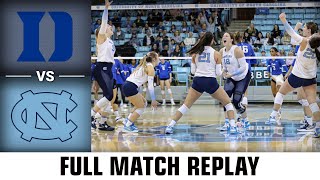 Duke vs. North Carolina Full Match | 2022 ACC Volleyball