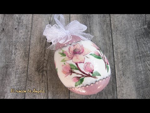 Video: Cómo Decorar Huevos En Técnica De Decoupage