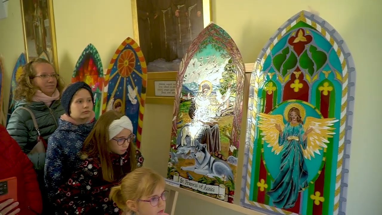 Assisi Szt Ferenc-Üvegfestő Kiállítás 2. - Szombathelyi Árpádházi Szent Erzsébet Ferences templom