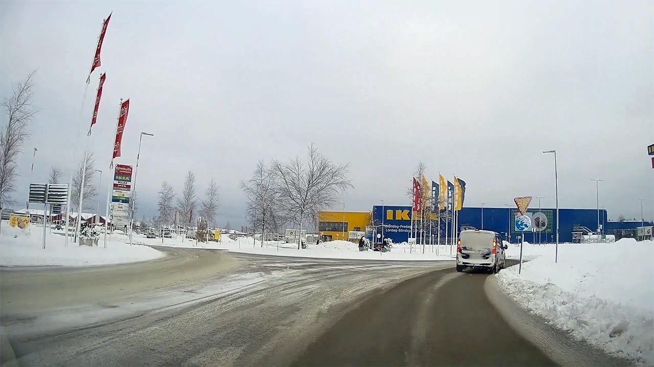#6 Driving in Sweden - From Växjö to IKEA Älmhult
