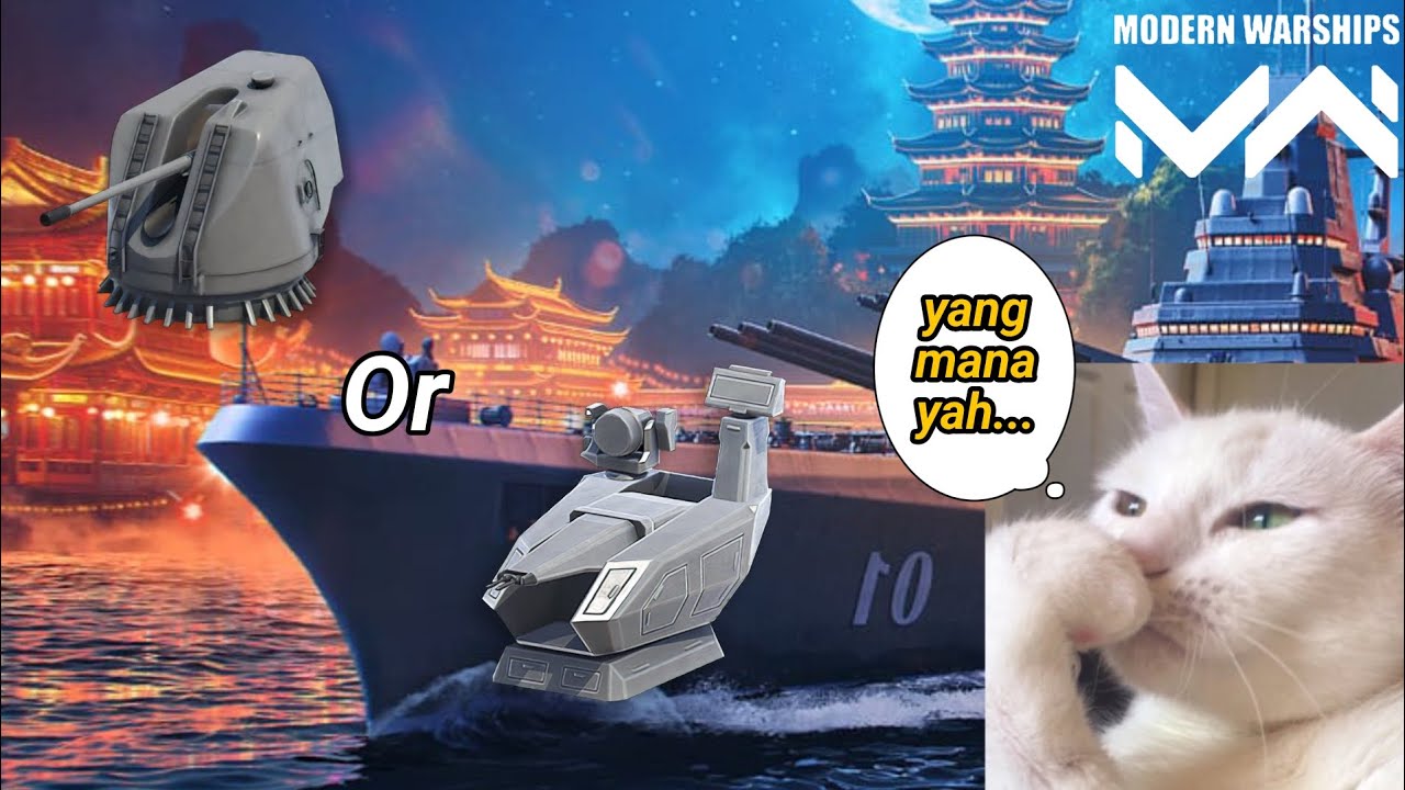 Ayo kita lihat perbandingan dari 2 meriam ini! || Modern Warships ...