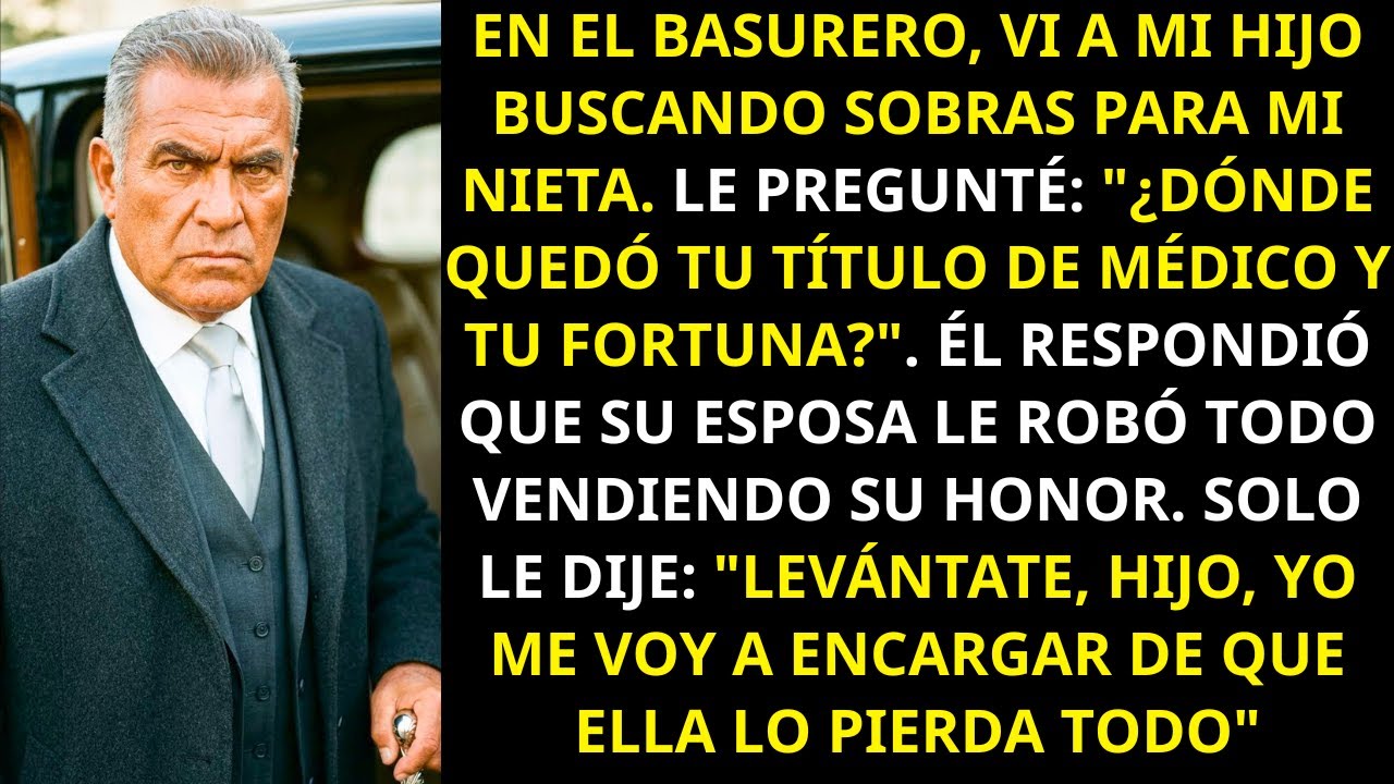 El Doctor más Brillante Terminó Mendigando — Pero Cuando su Padre Vio al Bebé que Cargaba...