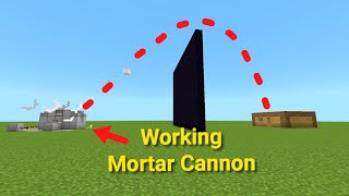 How to Build a Working Mortar Cannon in Minecraft