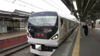【4K、高音質】E257系団体列車高尾駅発車
