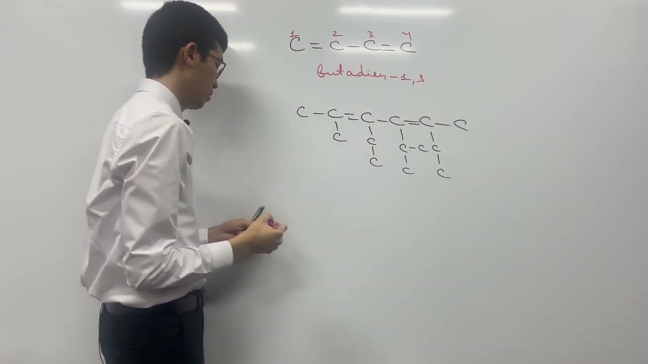 Alkadiyenlarni xalqaro nomenklatura bo`yicha nomlash | Organik kimyo 2.0