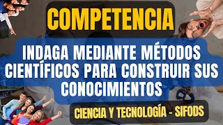 INVESTIGATE THROUGH SCIENTIFIC METHODS // SCIENCE AND TECHNOLOGY competition