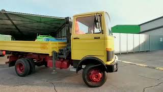 Mercedes-Benz 809 Lpk Meiller Kran Lkw Oldtimer Kipper