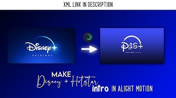 ✨💫disney hotstar intro tutorial alight motion | disney+ hotstar intro tutorial | Pjs Tutorials