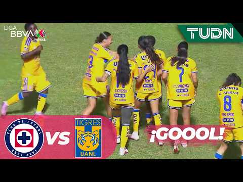 ¡TIGRES AUMENTA SU VENTAJA! | Cruz Azul 0-2 Tigres | Liga MX Femenil -Jornada 4 Apertura 2026 | TUDN